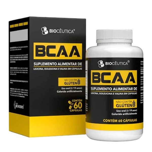 BCAA — Biocêutica, 60 cápsulas