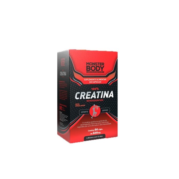 Creatina — Monster Body, 60 cápsulas