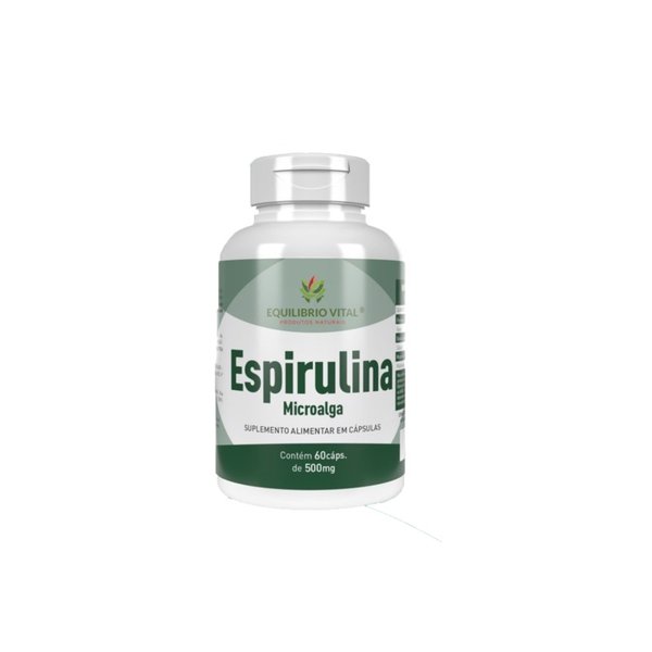 Espirulina — Equilíbrio Vital, 60 cápsulas