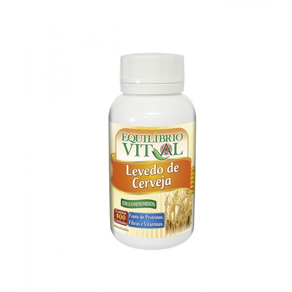 Levedo de Cerveja — Equilíbrio Vital, 400 comprimidos
