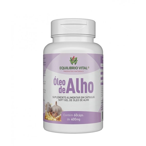 Óleo de Alho — Equilíbrio Vital, 60 cápsulas