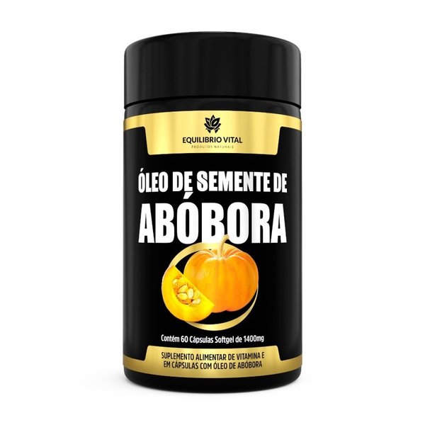 Óleo de Semente de Abóbora — Equilíbrio Vital, 60 cápsulas