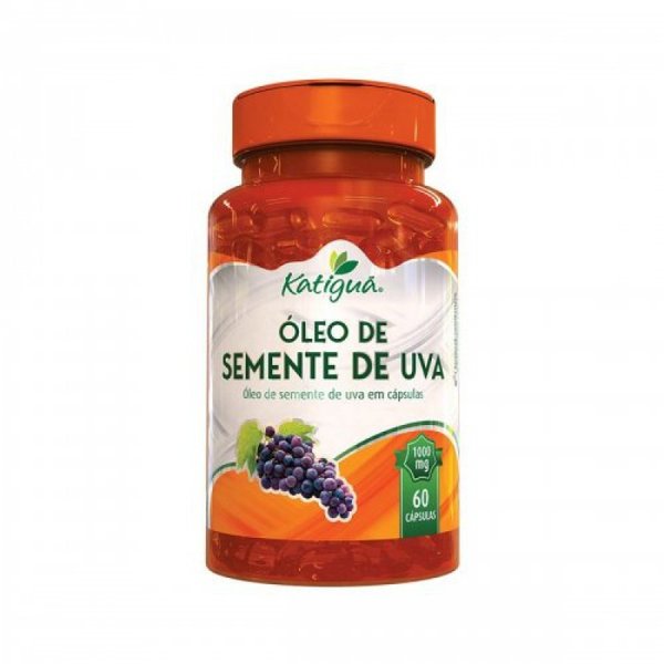 Óleo de Semente de Uva — Katiguá, 60 cápsulas