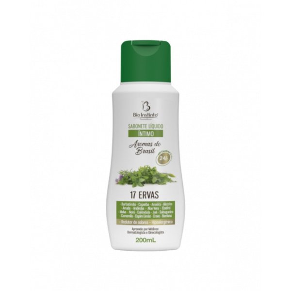 Sabonete Íntimo 17 Ervas — Bio Instinto, 200 mL