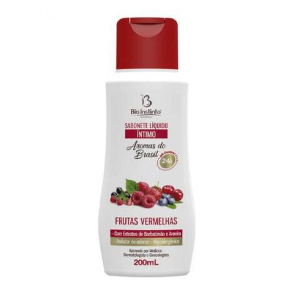 Sabonete Íntimo Frutas Vermelhas — Bio Instinto, 200 mL