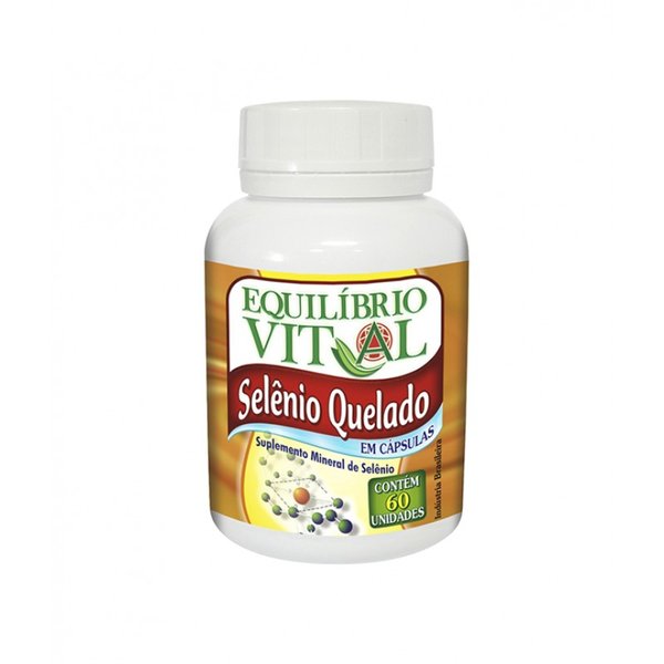 Selênio Quelado — Equilíbrio Vital, 60 cápsulas