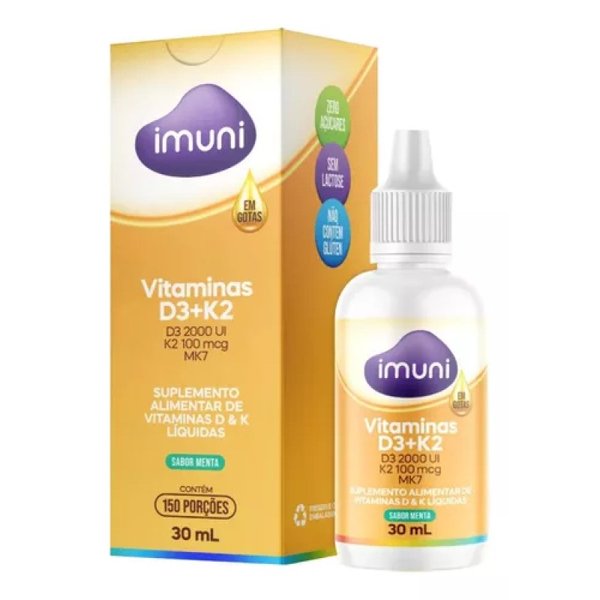 Vitamina D3 + K2 — Imuni, 30 mL