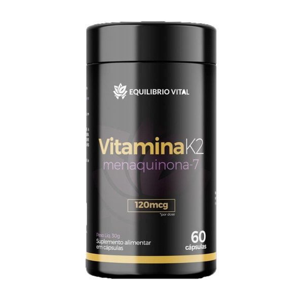 Vitamina K2 MK7 — Equilíbrio Vital, 60 cápsulas